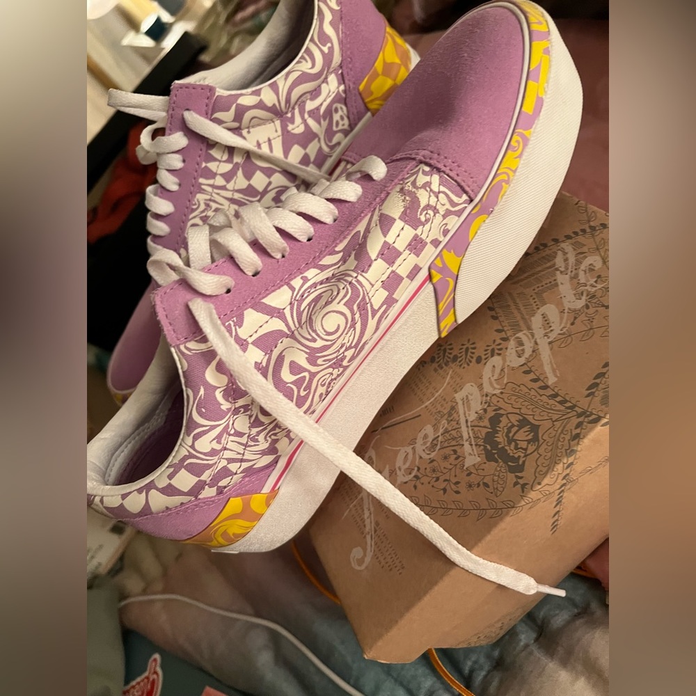 Vans Old Skool Stacked Wavy Daze Sneaker size 10